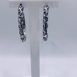 Orecchini Cerchio in Argento - Image 3